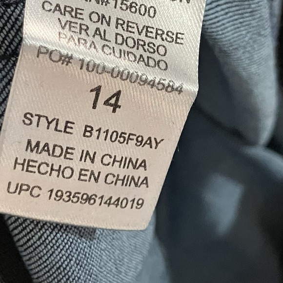 Democracy Ab Technology Jeans Womens Size 14 Skinny Dark Wash Stretch Denim - Picture 9 of 10